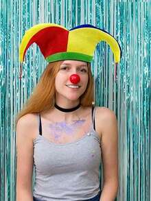 1 Piece Of Christmas Carnival Party Performance Funny Headwear Clown Bell Hat, Suitable For Various Party Carnival Decoration Accessories