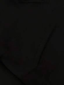 Suéter con capucha para hombre de moda para exterior, ropa informal de varias escenas - Negro - Ver 2