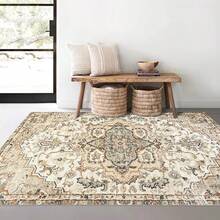 Bohemian Style Style Carpet - Stain Resistant, Non-Shedding, Machine Washable, Suitable For Living Room And Bedroom DecorChristmas Decor Kitchen Rug - Multicolor - View 31