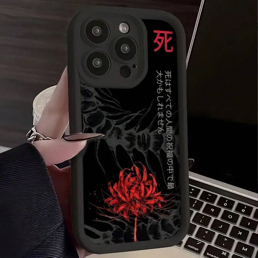 Hot Selling Tokyo Anime Ghoul Phone Case For IPhone 16, 15, 14, 13, 12, 11 Pro Max, Mini, XR, XS, X, 7, 8 Plus - Shockproof Soft TPU Back Cover, Anime Phone Case, Stylish Phone Case, Cool Phone Case, So Cool Phone Case, Useful Phone Case, For Phone, Friend Phone Case, Anime Phone Cover, Halloween Phone Case, Cute Phone Case, Cute Christmas Phone Case, Mobile Accessory,  Cover, Flexible Material, Snug Fit, Gift Shoppers, Tech Enthusiasts - 混合顏色1 - 查看 1