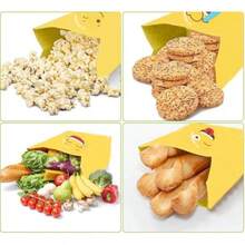 BEANPRECOY 24Pcs Party Bags Cute  Face Expression Package Gift Bag Suitable For Party Candy Gifts With  Stickers Paper Candy Bags Party Favor Bags Colorful Goodie Bags For Wrapping Gifts