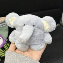 1 pieza Funda suave azul en forma de oreja de elefante pequeña para AirPods1/2, Pro, 3, Pro (2a generación), 4