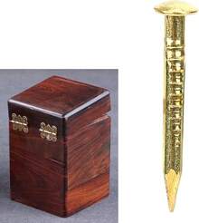 Clavos Para Madera 1 1/2 Cabeza,Piezas de Clavo de Cabeza Redonda Bisagra de Muebles de Latón Accesorios de Hardware 10Mm/15Mm/18Mm/22Mm 15Mm de Longitud(22 mm de largo de espesor) - 15 mm de largo - Ver 13