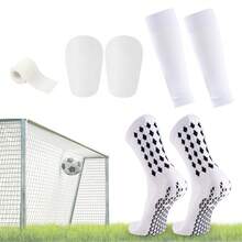 1 set jambiere fotbal, jambiere non-sportive, apărători de tibie fotbal, bandaj sportiv, set echipament teren
