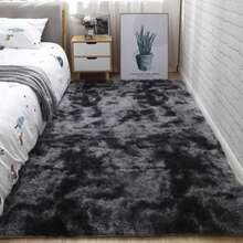 1pc Soft Plush Carpet, Non-Slip Soft Carpet Mat, Very Suitable For Bedroom, Living Room, Bed Decoration
