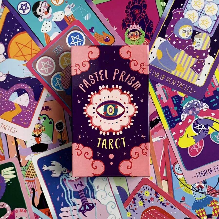 Pastel-Inspired Tarot System With Full Deck And Visionary Motif Designs For Serious Practitioners And Adult Use