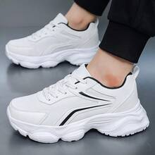 أحذية رياضية كاجوال للرجال المقاس 48 بتصميم كلاسيكي، خفيفة الوزن وشبكية تسمح بالتهوية، ماصة للصدمات، مناسبة للخريف والشتاء