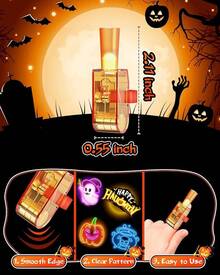 CPSYUB 40 Pack Halloween Party Favors For S: LED Light Up Finger Lights Halloween Trick-Or-Treat Goodie Bag Fillers Stuffers, Glow In The Dark Toys Bulk Non-Candy For Party Classroom Prizes