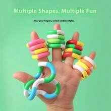1 件 2025 新款扭扭玩具，专注力训练坐立不安玩具，缓解压力缓解焦虑，生日/圣诞节/礼物之选 - 彩色 - 查看 2