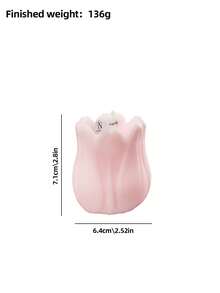 Portavelas con forma de flor de tulipán, vela aromática, vela decorativa, vela de regalo, vela de soja, adecuada para decoración del hogar, chimenea, centro de velas, vela de cumpleaños, portavelas, regalo para amigos, regalo para mujeres, decoración de velas para el hogar, decoración, regalo de Navidad