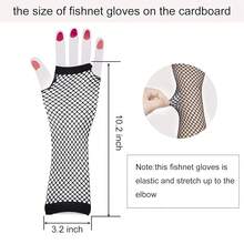 Fishnet Fingerless Gloves Mesh Arm Sleeves Fish Net Arm Sleeves EMO Gloves For Women In Theme Party Scene Accessories{"Size_name":"Long","Color_name":"#1-Black(Long)"} - 多色16 - 查看 4