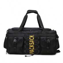 Durable Oxford Cloth Gym And Travel Bag For Couples, With Multiple Compartments, Adjustable Shoulder Straps, And Secure Zipper Closure - Perfect For Gyms, Outdoor Sports, Schools, And Short Trips,