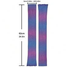 Lebaley Kawaii Leg Warmers For Girls Women - Japanese Lolita Leg Warmers Y2K Harajuku Leg Cover Stockings Kawaii Knit Socks{"Color_name":"Mixture3"} - 多色14 - 查看 4