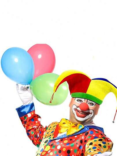 1 Piece Of Christmas Carnival Party Performance Funny Headwear Clown Bell Hat, Suitable For Various Party Carnival Decoration Accessories