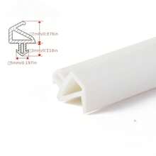 236.22 Inch Plastic Steel Window Weatherstrip, Windproof And Insulating Rubber Seal, Waterproof POK Type Leather Strip, Suitable For Casement Windows, Soft Insertion Design, Anti-Insect And Windproof