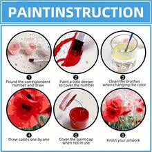 1pc Art, Volcano Eruption With Bright Red Lava And Dramatic Sky, For Beginners Paint By Numbers Kit, Stress Relief Creative Activity, For Home Wall Decoration Perfect Gift, Perfect For DIY Art Painting Beginners And Family Gatherings (Frameless). - 24色 - 查看 9