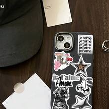50pcs Y2K Aesthetic Stickers, Including Urban Girl Stickers, Y2K Style Black & White Stickers, Urban Stickers, Leopard Print Stickers, Art Stickers, Cartoon Stickers, Graffiti Stickers, Vinyl Stickers, Suitable For Water Bottles, Tumblers, Guitars, Luggage, Phones, Phone Cases, Laptops, Skateboards, Great Gift Item.