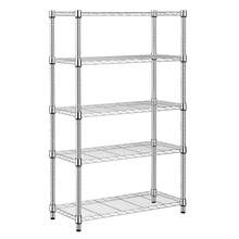 M MZG Adjustable Wire Storage Shelf, Heavy Duty Silver Organizer Rack For Pantry Kitchen Laundry Office Bathroom Room, Home Utility Shelving Unit Garage Storage - 銀色 - 查看 10