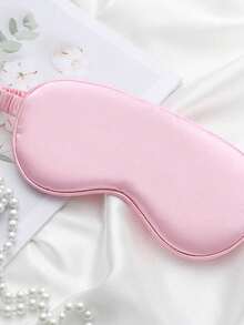 Smooth Texture Gift Set, Includes Satin Sleep Eye Mask, Women's Facial Massager, Hair Scrunchies, Satin Gift Bag, Suitable For Women's Birthday Party, Pajama Party And Other Occasions, Made Of Polyester, Pink Non-Electric Cleansing Tool, And Storage Bag, Applicable For Singles Party, Pajama Party, Women's Party, Wedding Favors, Holiday Gifts, Anniversary, Birthday Gifts, Back To School Season And Other Occasions. - 粉色 - 查看 3