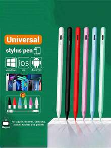 Universal Stylus Pen Compatible With Android Tablets, Also Suitable For IPhone And Tablets, Equipped With 120mAh Rechargeable Battery - Multicolor - View 2