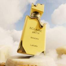 Perfume Arabe Eclaire Banoffi de Lattafa Perfumes – 100% Original, Delicia Oriental Unisex en un Frasco de 100ml – Exclusividad Dulce con Espíritu Árabe - Mostaza Amarilla - Ver 6