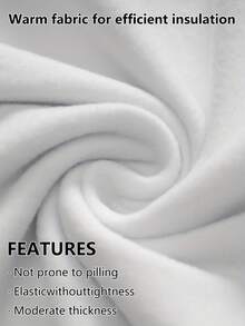 3 件男士保暖上衣 - 黑色、白色、灰色高领长袖，男士弹力紧身运动服，带羊毛隔热层，适合健身、跑步、滑雪和户外运动 - 彩色 - 查看 7