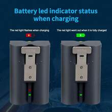6040mAh Li-Ion Battery For Ring-Video V4 Compatible With Ring Video Doorbell 4/3/2 Stick Up Cam Battery (2nd And 3rd Gen) 3.65V - Black - View 4