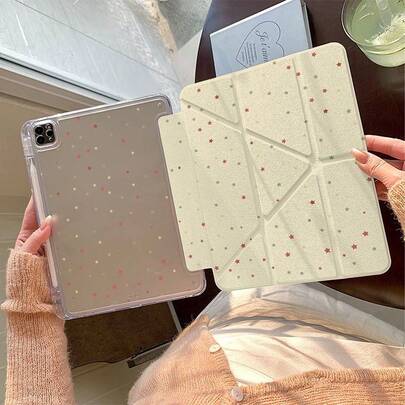 可爱图案智能保护套，带笔槽，适用于 iPad 第 11 代 A16 2025、第 10 代 10.9 英寸、iPad Air 第 4 代/第 5 代 10.9 英寸、iPad Air 11 英寸 M3 2025、第 7 代/第 8 代/第 9 代 10.2 英寸。