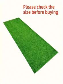 1 块 19.69x78.74 英寸人造草坪，豪华人造草坪，合成草坪，厚草坪，宠物草坪非常适合花园和游乐场装饰、派对、户外餐桌布置、宠物训练和景观后院 - 彩色 - 查看 11