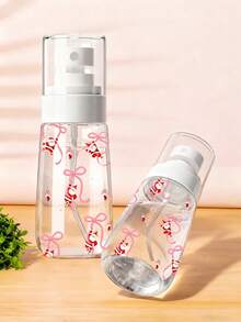 Bouteille de vaporisation à fine brume avec décoration de nœud de Père Noël, recharge de parfum en plastique pour la décoration de la maison, convient pour le salon, la chambre, la salle de bain, les accessoires de voyage, les mariages, les fêtes, les cadeaux d'anniversaire pour hommes, les cadeaux pour maman, papa, amis, les cadeaux de Nouvel An, les cadeaux de fantaisie - Multicolore - Voir 3