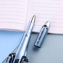 Bolígrafo creativo con diseño de avión neutral, bolígrafo con diseño de arma militar, avión de combate, operaciones especiales de helicóptero, adecuado para escuelas, oficinas, artículos de papelería, bolígrafos, regalos de Navidad, firmas