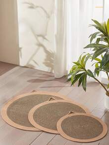 1pc Round, Durable, Breathable Woven Cat Bed With Sisal Scratching Pad And Cooling Mat, Suitable For Playing And Sleeping, Easy To Clean - Multicolor - View 7