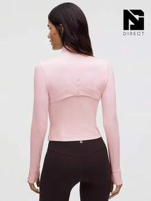 Lululemon Define Cropped Jacket Nulu BLLP-Perfect Easter Gift - Màu hồng hạnh phúc - Xem 3
