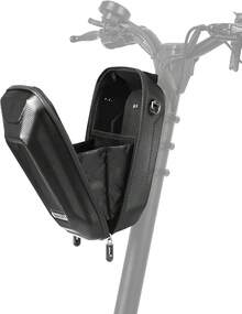 Rhinowalk - Bolsa para manubrio de patinete, impermeable, bolsa de almacenamiento frontal, para bicicleta o motocicleta - Negro - - Ver 12