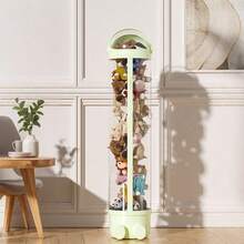 ぬいぐるみ 収納 推し活 収納 コレクションケース ぬいぐるみ収納 ケース 円柱 筒 筒状 キャスター キャスター付き インテリア 大きなぬいぐるみ 棚 大量ぬいぐるみ 大きい 大量 透明 クリア 人形 収納ボックス 収納ケース 隙間収納 おもちゃ箱 ホコリが入りにくい - ピンク - チェックする 8