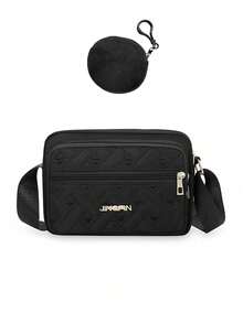 Fashionable Quilted Crossbody Bag, Plush Material Coin Purse, Same Color Fashion Matching, Multifunctional Zipper Heart-Shaped Shoulder Bag Embroidered Crossbody Bag, Plush Material Mini Headphone Storage Bag, Mother's Gift, Women's Leisure Wallet Handbag, Multi-Layer Mobile Phone Bag, Outdoor Women's Bag, Portable White-Collar Student Work Business Commuting Bag, Best Friend And Family Gift, Travel Party Souvenir - Multicolor - View 17