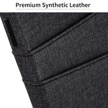 14 Plus Card Case With Built-In Metal Plate For Magnetic Mounting & 2 Card Holder Pockets: Luxe M2 Wallet, Canvas Style Synthetic Leather ( 14 Plus, Black){"Size_name":"14Plus","Color_name":"Black"} - Multiwarna6 - View 8