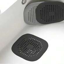 3 Pack Rubber Hair Stopper Drain Catcher Bathroom Sink Strainer Mesh Dense Holes Clog Free Filter Drainage For Shower Tub Sink Hair Stoppers