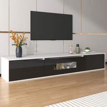 Television Stands & Entertainment Centers - Black + Particle Board + 50-59 Inches - View 6