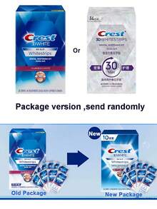 CREST 佳洁士3D美白牙贴 牙齿漂白剂 美白贴 炫白 佳洁士美白牙贴 5/7/14 美白护理 - 彩色 - 查看 8