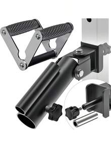 SELEWARE T Bar Row Landmine Attachment For 2" X 2" And 3" X 3" Power Rack, V Bar Row Landmine Handle Attachment For Barbell Bar, Power Cage Landmine Attachment For  Bars Strength Training Bars