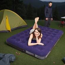 Extra-Large Outdoor Inflatable Mattress For Two People, High-Quality Flannel Inflatable Mattress, Hexagonal Cell Outdoor Mattress. - Multicolor - View 5