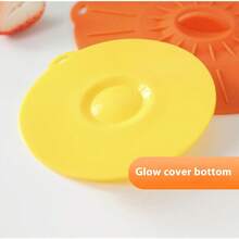 1-2 件/套硅胶弹力盖，可重复使用密封盖，适用于厨房、冰箱、烘焙、家用，耐热高达 446°F - 彩色 - 查看 5