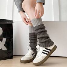 Lebaley Kawaii Leg Warmers For Girls Women - Japanese Lolita Leg Warmers Y2K Harajuku Leg Cover Stockings Kawaii Knit Socks{"Color_name":"Mixture5"} - 多色13 - 查看 6