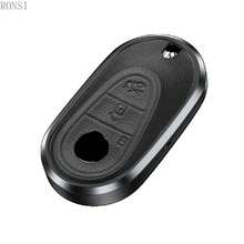Funda de cuero de aleación para llave de coche, cubierta de carcasa para Mercedes Benz W223 Clase S300 S350 S450 S500 C300 C200 C260, accesorios de estilo - Negro - Ver 6