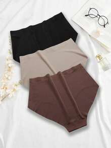 3pcs/Set Women High Waist Seamless Invisible Panties Set - Multicolor - View 5