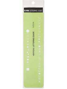 Letras y números verticales góticos tamaño 0.4 cm