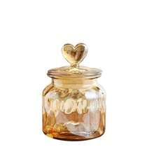 1 lọ thủy tinh trong suốt 650ml/950ml/1350ml kín khí đựng mật ong chanh đựng dưa chua lọ thủy tinh lớn màu hổ phách đựng gia vị thực phẩm trà lọ đựng đồ dùng nhà bếp có nắp hình trái tim, lọ thủy tinh - Rượu sâm banh - Xem 9