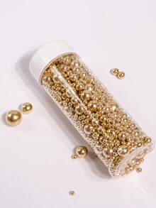 4.59oz/130g Gold Sprinkles, Round Pearl Sugar Sprinkles, Suitable For Cake Decorating, Can Be Used For Ice Cream, Cupcakes, Baking, Cake Decoration - Bright Gold - View 5