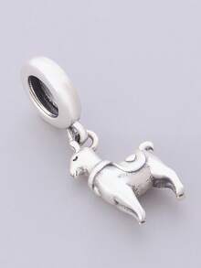 HuooNew Mặt dây chuyền hình lạc đà Alpaca bằng bạc Sterling 925, trang sức bạc, phù hợp để đeo hàng ngày cho cả nam và nữ, quà tặng sinh nhật cho người yêu động vật. - Bạc - Xem 4